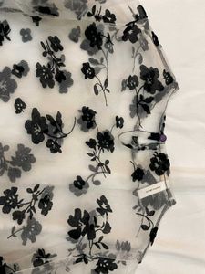 Organza Floral Top