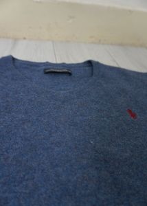 Ralph Lauren Blue V-Neck Sweater