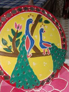Handcrafted Peacock Wall Art