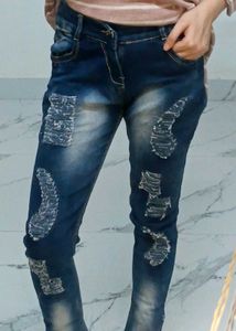 Ripped Denim Jeans