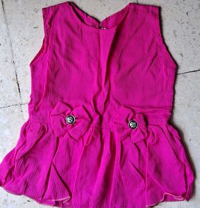 Cute Pink Dress &amp; Shorts Set