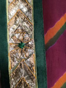 Vintage Gotta Patti Border Saree