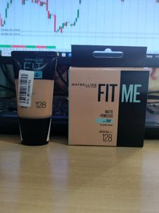 Maybelline Fit Me 128 Compact And Foundation