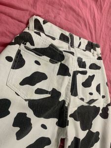 Cow Print Jeans