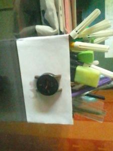 Handmade Cardboard Pencil organizer With Watch