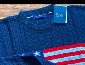 Polo American Flag Sweater