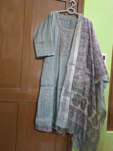 Elegant Embroidered Kurta Set