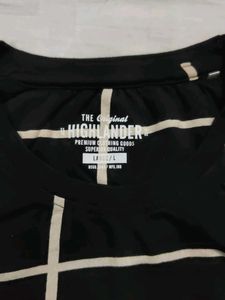 Checkered Long Sleeve T-Shirt