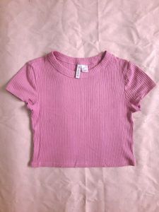 H&M Ribbed Crop Top