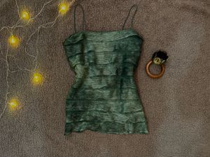 y2k fitted mermaid top