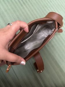 Solid Bucket Crossbody Bag
