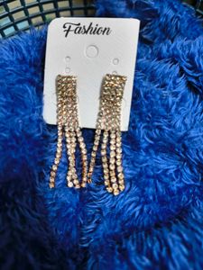 Sparkling Rhinestone Drop Earrings