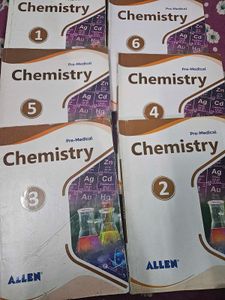 Allen Chemistry Pre-Medical Books (1-6)2023