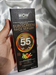 Wow Skin Science Sunscreen Face Serum Spf 55,