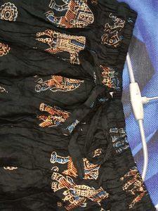 Elephant Print Maxi Skirt