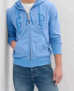 GAP Blue Zip-Up Hoodie