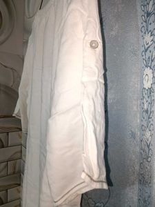 White Tassel Tie Top