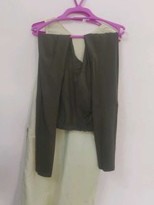 FULL SET CHIKAN KARI KURTA N LEGGING