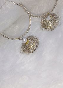 Jhumka With Hair Clutch Combo