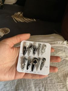 Gothic Emo Press On Nails