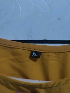 Mustard Bell Sleeve Top