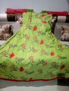 Beautiful Embroidered Pure Cotton Outfit