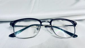 Black Silver Eyeglasses