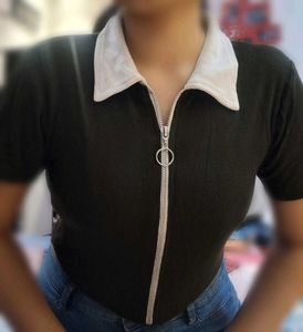 Bottle Green Crop Top