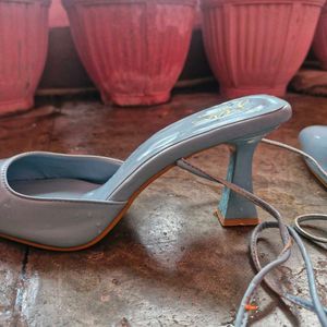 Elegant Light Blue Heels