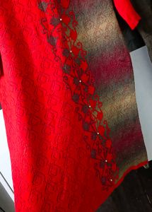 Red Woolen Set