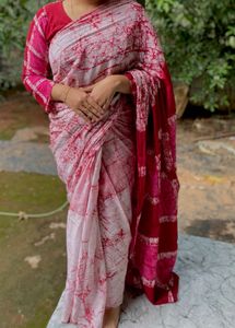Elegant Batik Saree