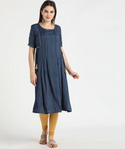 Stylish Striped Tunic Aurelia Kurti