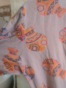 Price Drop Beautiful Printed Kurti Of L Size