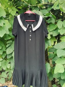 Korean/japanese Style Collar Loose Dress