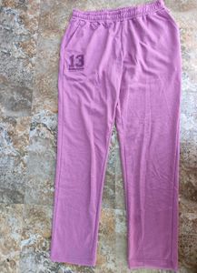 HRX solid Pink Track Pants