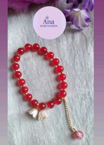 Red Beaded Bracelet