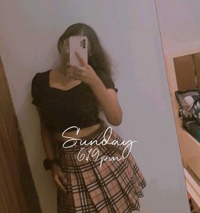 Black Crop Top