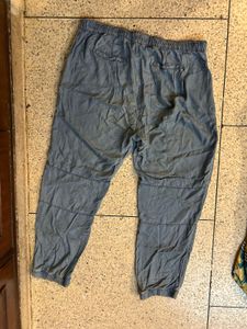 Blue Casual Pants
