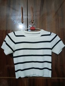 Striped Crop Top