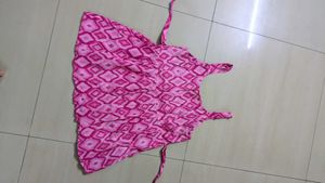 Pink Diamond Pattern Top
