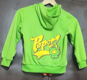 Green🟢Pepa Pig Cartoon Sweatshirt 4-5 Year Boy
