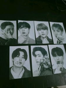 BTS Monochrome Photocards 💜