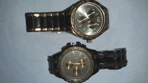 Two Black Fashion Watches
