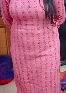 Pink Floral Kurta