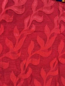 Kota Red With  Patch Attached Kurta