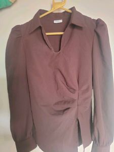 Brown Chic Top