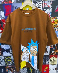 Rick And Morty Unisex Printed Oversize Tee 🔥😎