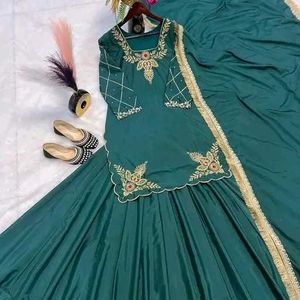 punjabi lehenga kurti Pakistani dupatta set