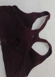 Jockey Burgundy Sports Bra