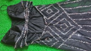 Cocktail Stone Work Gown